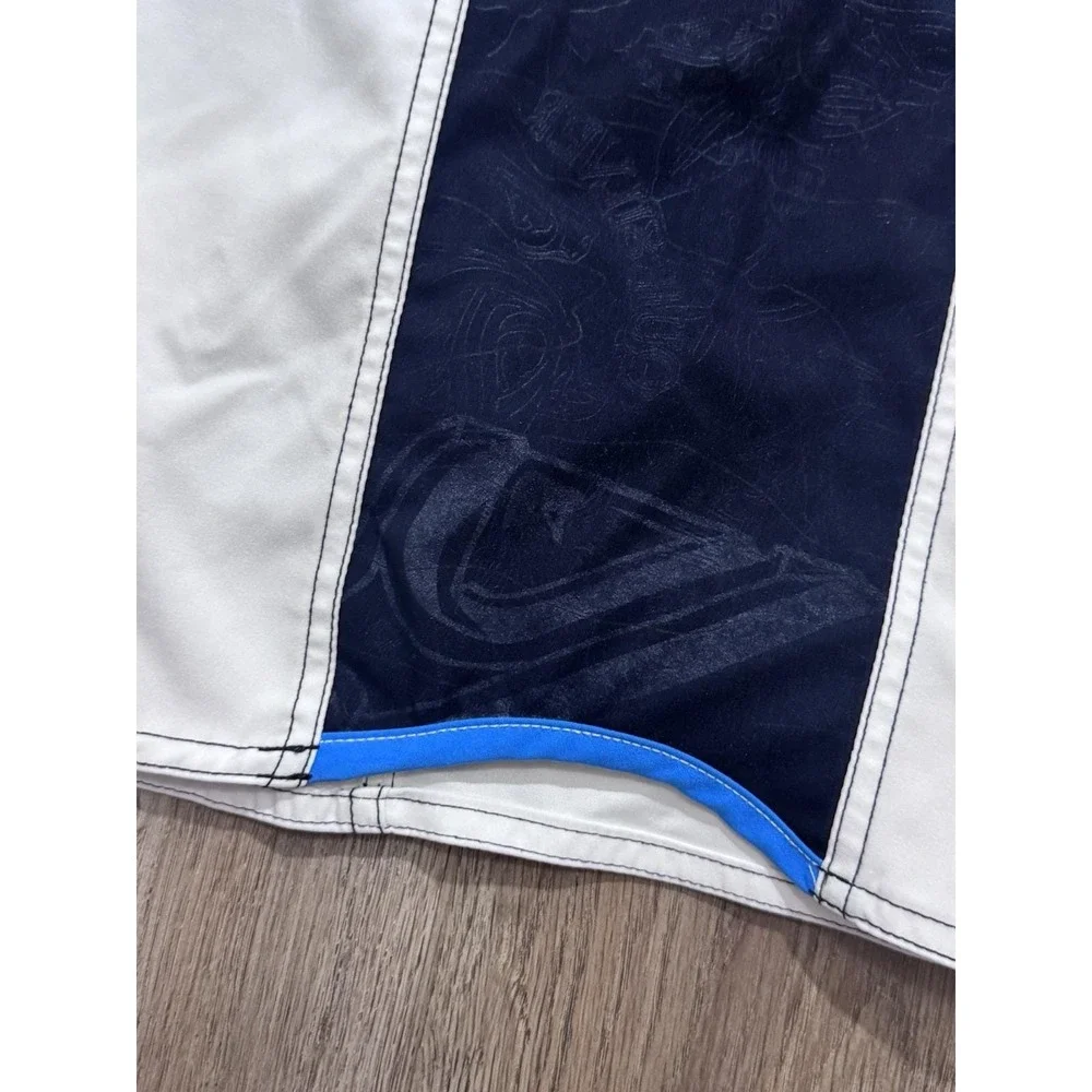 Y2K Vintage Quicksilver Colorblock Board Shorts Men's Size 33